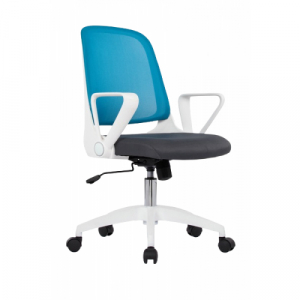 Офисное Кресло SMART POINT OC WHITE-BLUE 